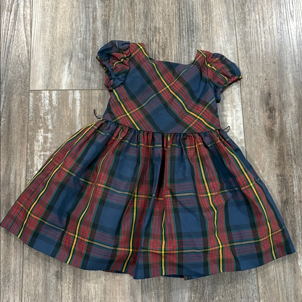 Ralph Lauren Plaid Dress 12-18 months